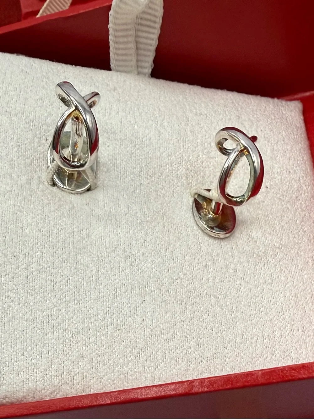 Sterling Silver Infinity Cufflinks